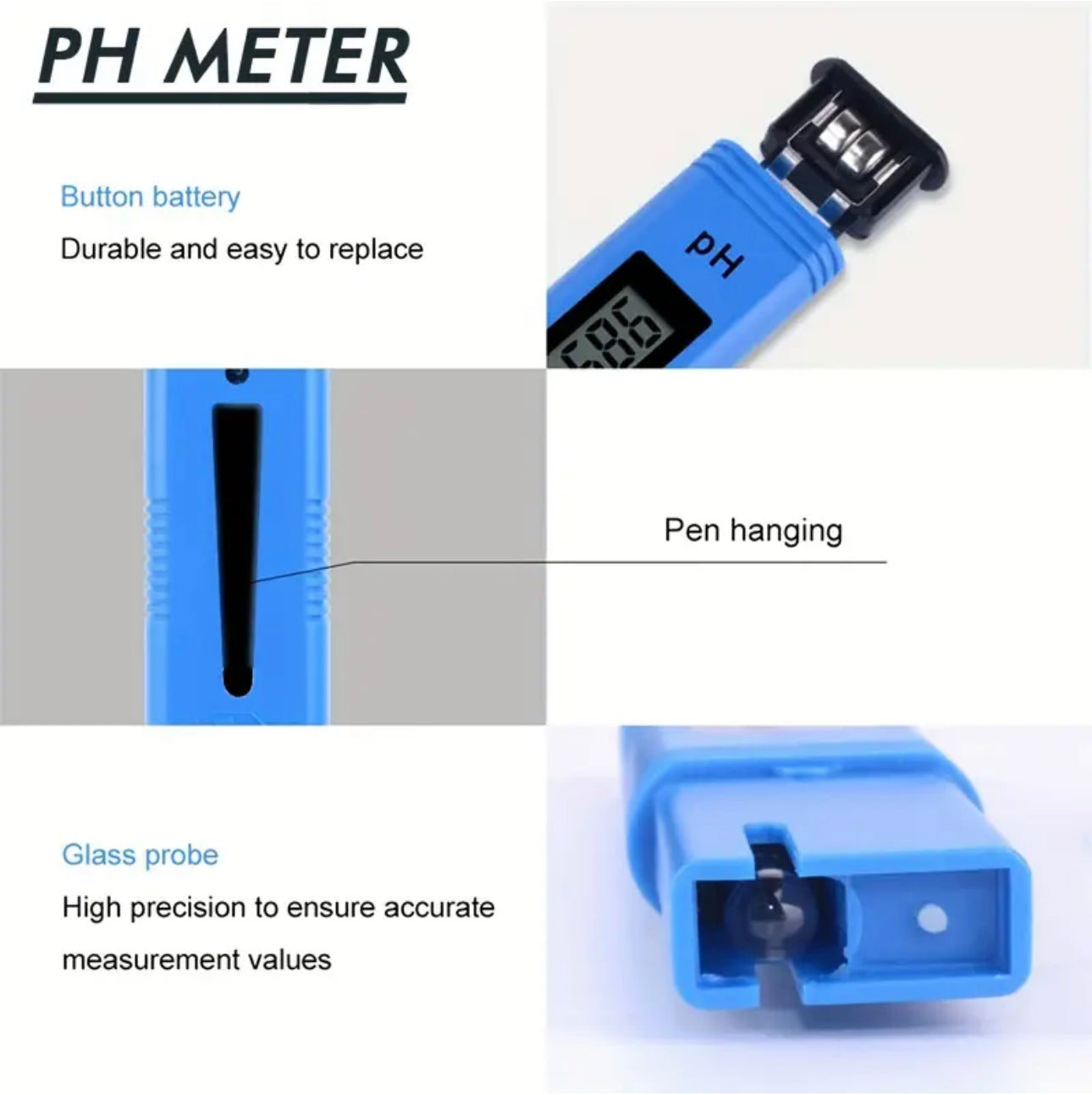 PH TDS Meter Digital Tester Pen, SPA Water Quality Monitor